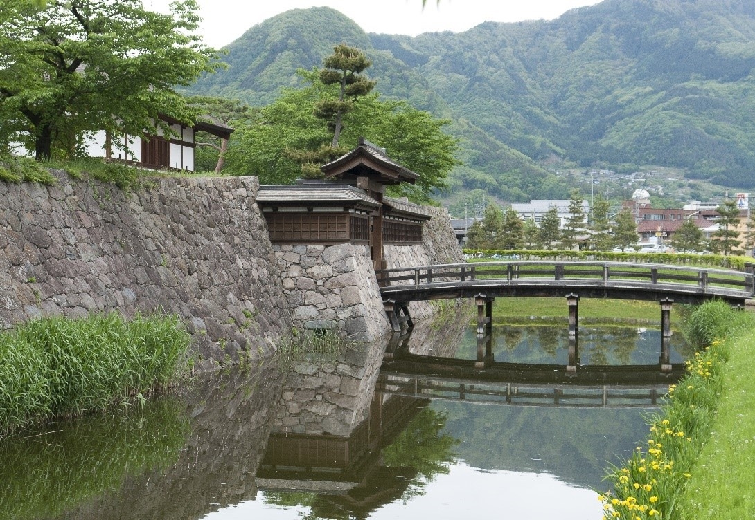 SAIJOYAMA FROM KAIZU CASTLE