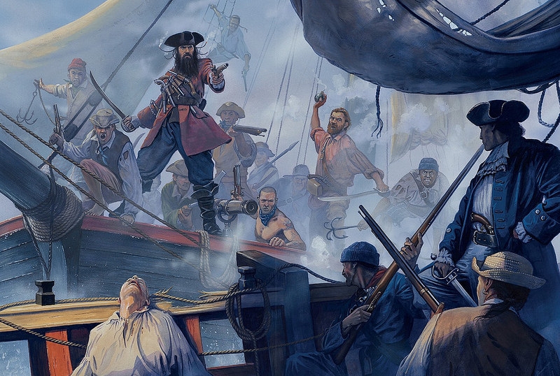 Blackbeard's last fight