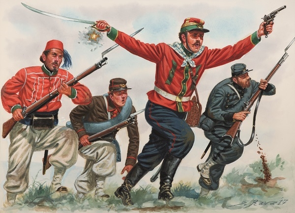 Red Shirt Infantry 1860-61