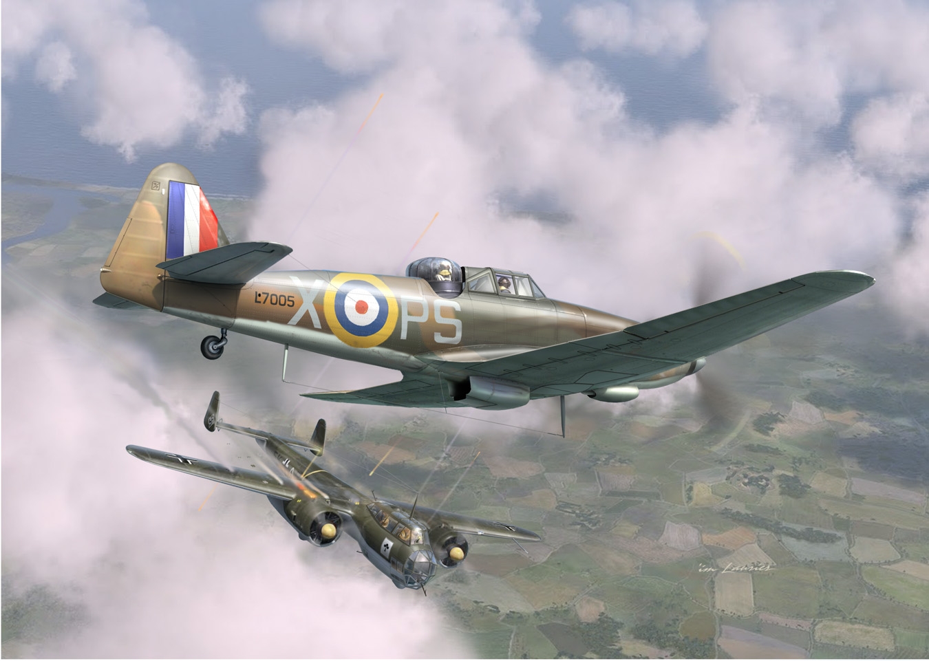 RAF Fighters vs Luftwaffe Bombers 