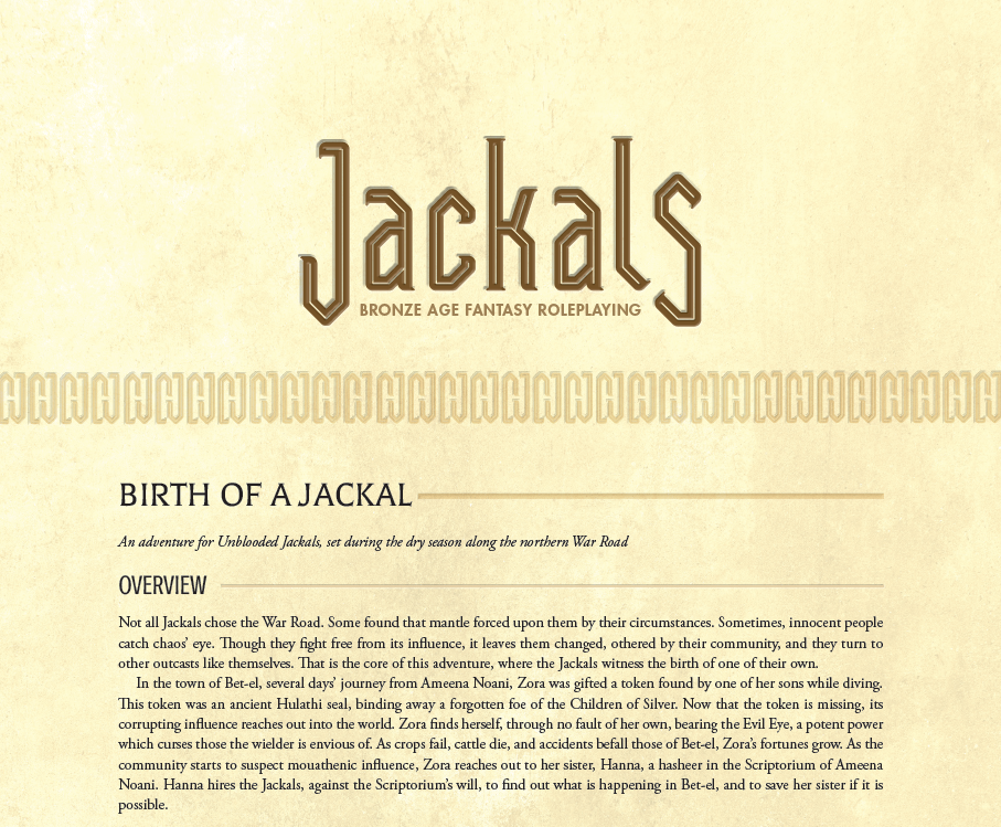 Birth of a Jackal