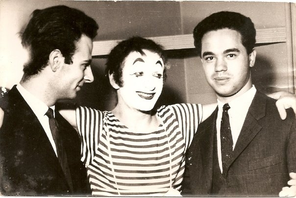 Gianni Lunadei y Marcel Marceau