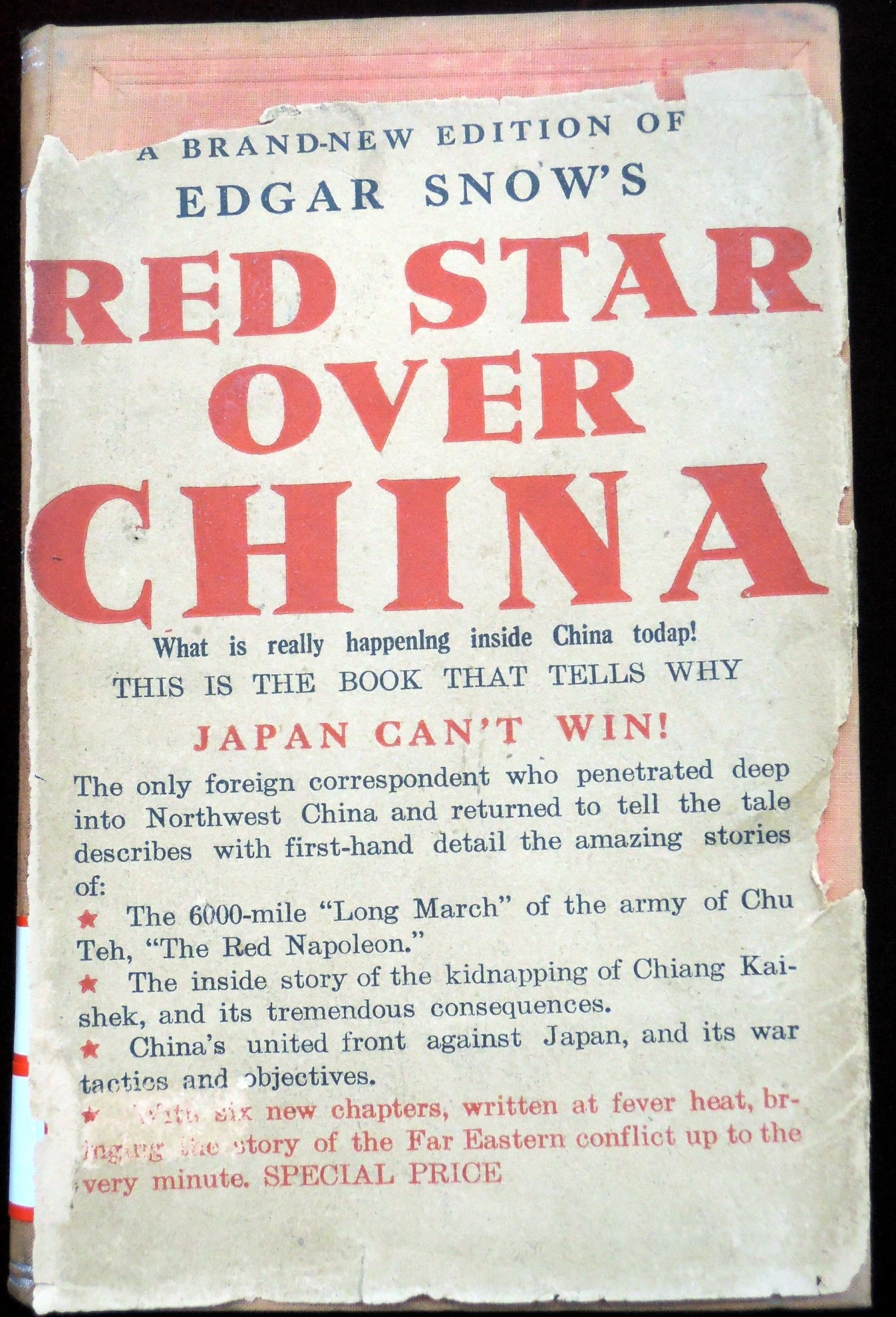 world first western journalist to interview Mao.