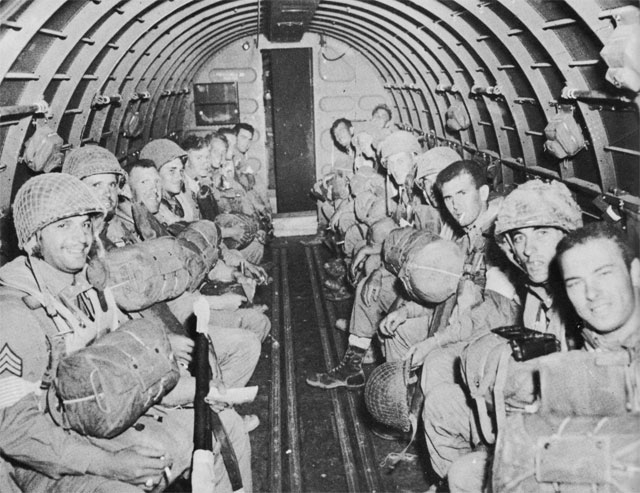 US paratroops bound for Sicily