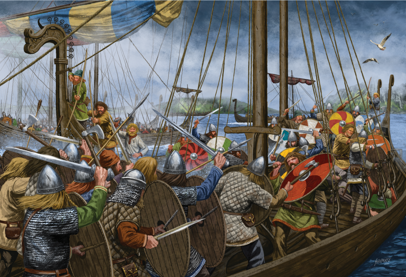 Lion Rampant: Second Edition illustration of Viking Age battle scene