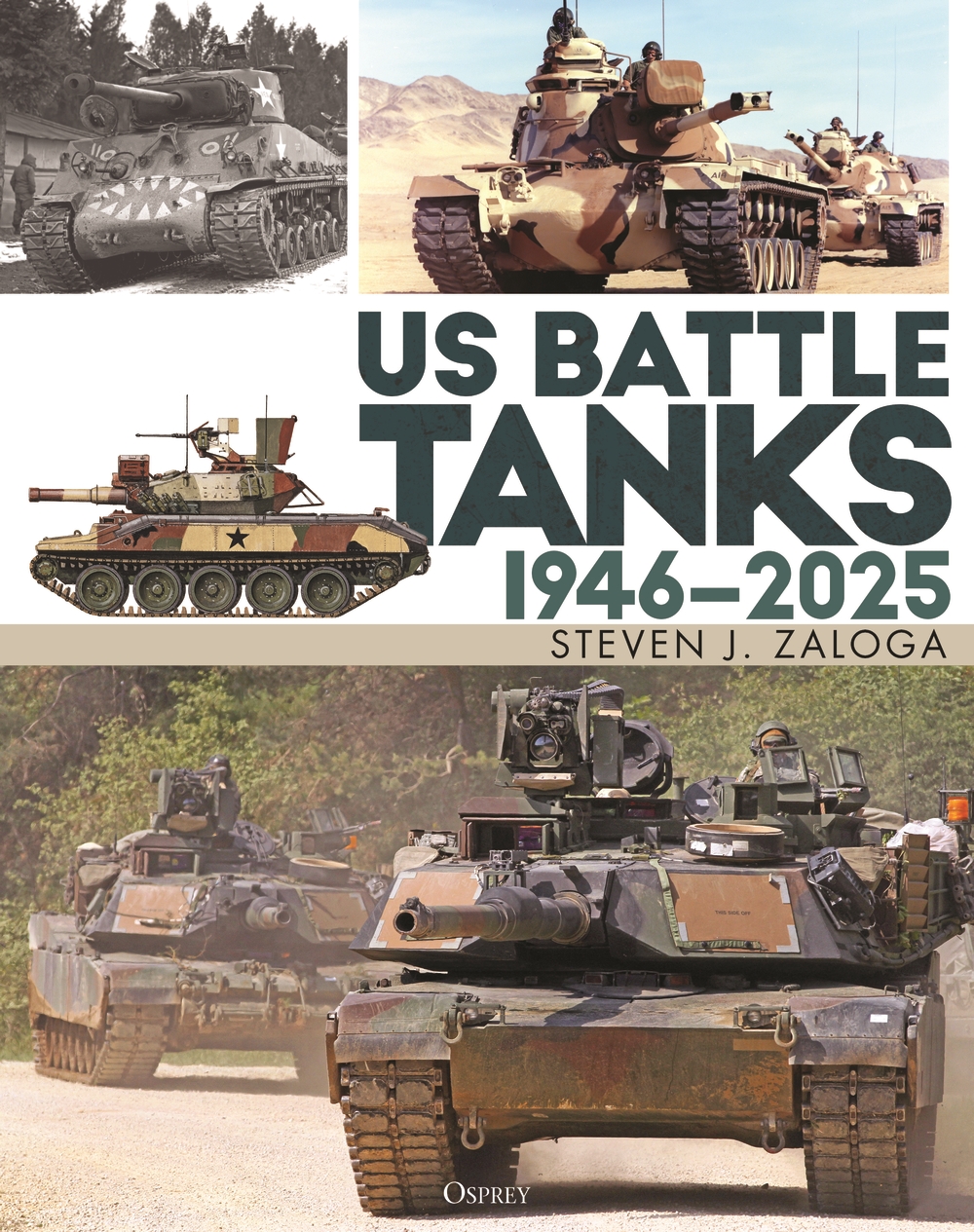 US Battle Tanks 1946–2025 book jacket